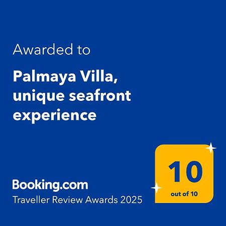 Palmaya Villa, Unique Seafront Experience Vagia  Esterno foto