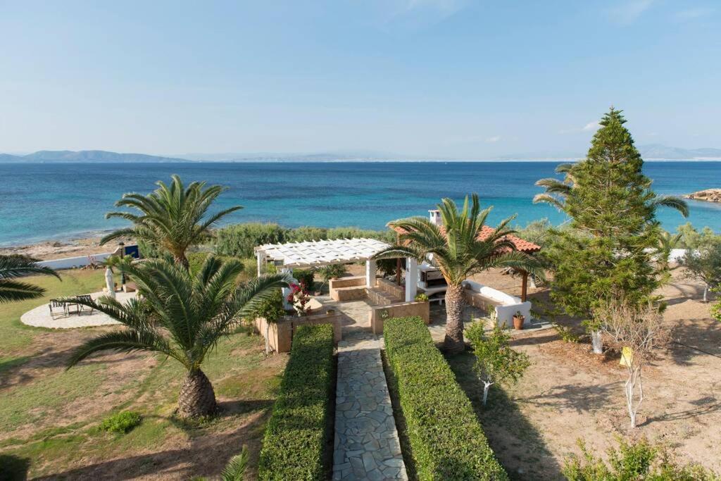 Palmaya Villa, Unique Seafront Experience Vagia  Esterno foto