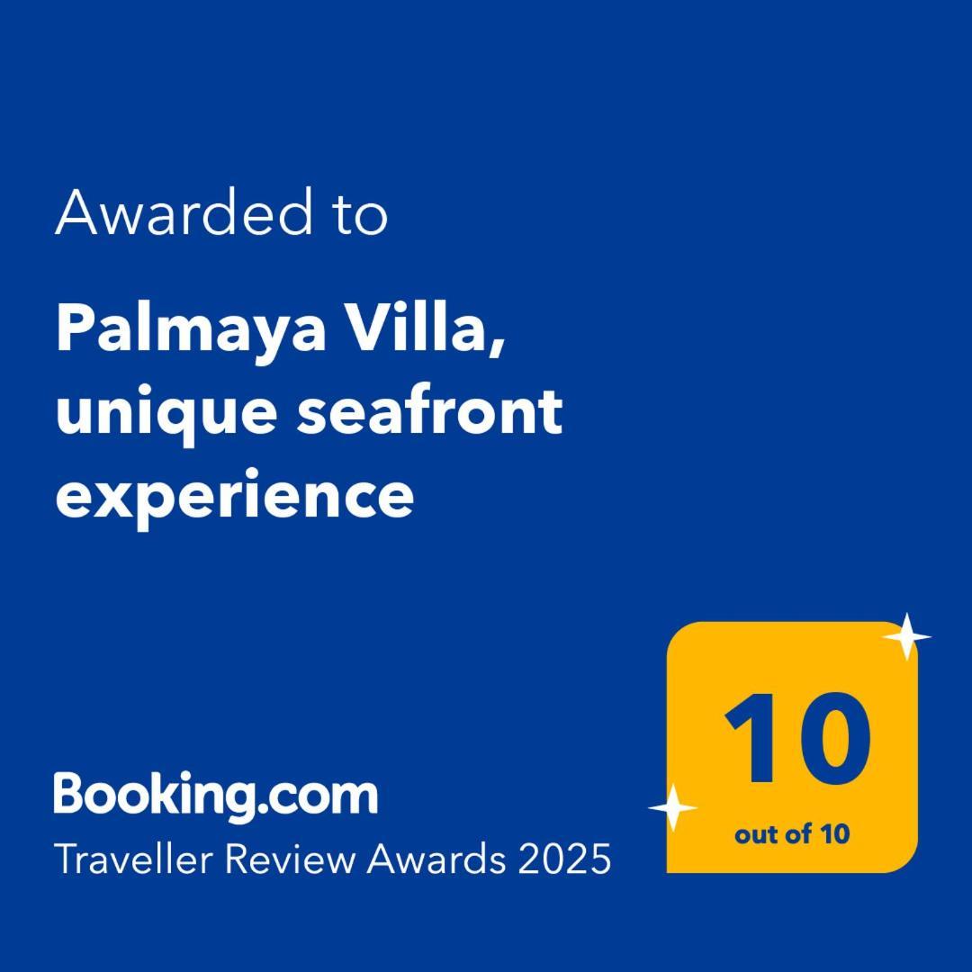 Palmaya Villa, Unique Seafront Experience Vagia  Esterno foto